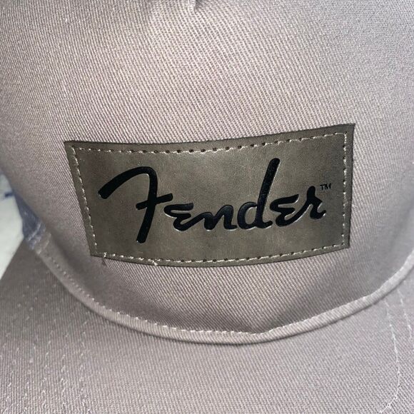 Fender Musical Instrument Corp SnapBack Gray Truckers Cap. LNWOT - Picture 2 of 10
